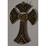 19th Century piquet crucifix pendant