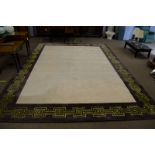 Large Indian rug.