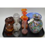 Miscellaneous glass and other items.