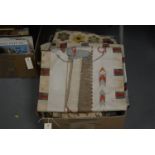 Patchwork quilts and table runner