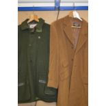 Beaver coat and trousers and overcoat