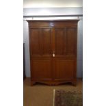 19th Century oak wardrobe.