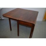 19th Century mahogany dropleaf dining table