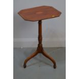 Late 19th Century mahogany tripod table