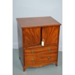 Georgian commode cupboard.