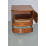 20th Century Regency style bedside cabinet