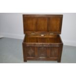 20th Century oak coffer