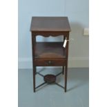 19th Century mahogany washstand