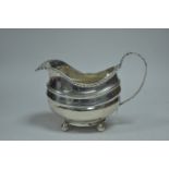 Silver cream jug