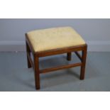 19th Century mahogany stool