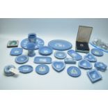 Wedgwood sprigged Jasperware - various items.