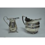 Two silver jugs