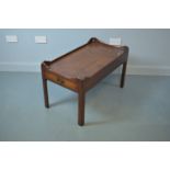 20th Century mahogany coffee table