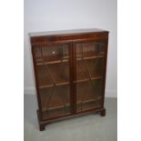 20th Century mahogany bookcase