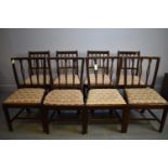 19th Century harlequin set of dining chairs