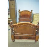 Early 20th Century mahogany single bed