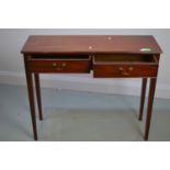 20th Century mahogany side table, in the Georgian style