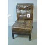 20th Century AM Jefferson leather chair