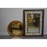 Two 20th Century wall mirrors