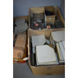 A large collection of pre-recorded AGFA-Gevert and EMI reel-to-reel tapes.
