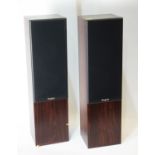 pair Rogers LS55 floor standing speakers