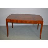 Late Art Deco walnut table