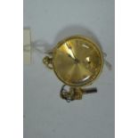 A Victorian 18ct gold key wound gentleman's open face pocket watch.