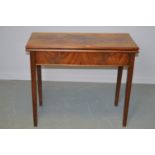 19th Century mahogany tea table