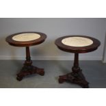 Pair of 20th Century side tables