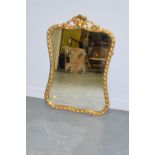 Rococo style wall mirror