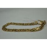 A 9ct gold bracelet