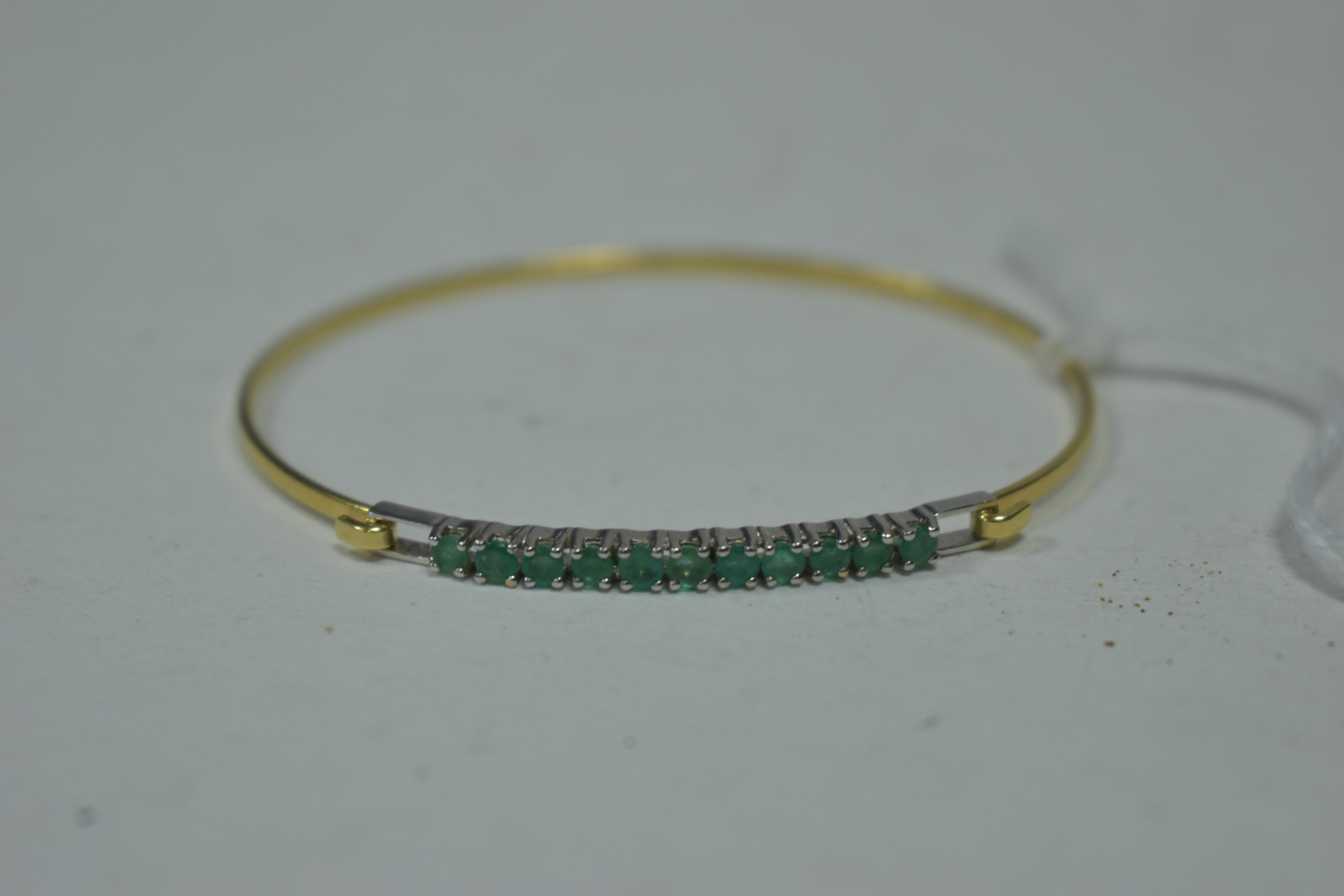 Emerald bangle