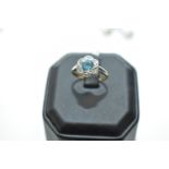 Zircon and diamond ring