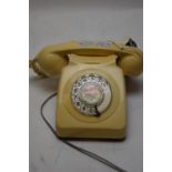 Vintage BT cream telephone.