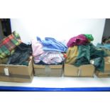 Four boxes of assorted clothing