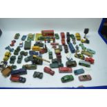 Vintage Dinky vehicles.