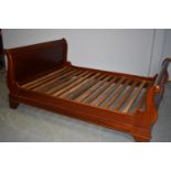 20th Century sleigh bed