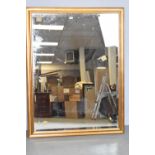 Large 20th Century gilt wall mirror