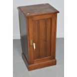 A 20th Century mahogany bedside cabinet