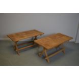 Pair of folding picnic tables