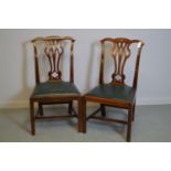 George III style dining chairs