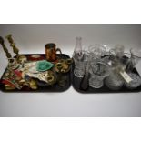 Glass and other miscellaneous items.