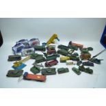 Vintage Dinky diecast vehicles.