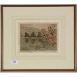 George Edward Horton - etching.