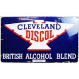 'Cleveland Discol' enamelled metal advertising sign.