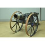 Full-size cannon model