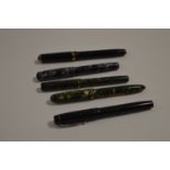 Five Stephens fountain pens