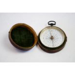 A Ramsden of London George III pocket compass.