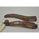 Two 19th Century knitting sheaths