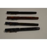 Four Swan Minor fountain pens